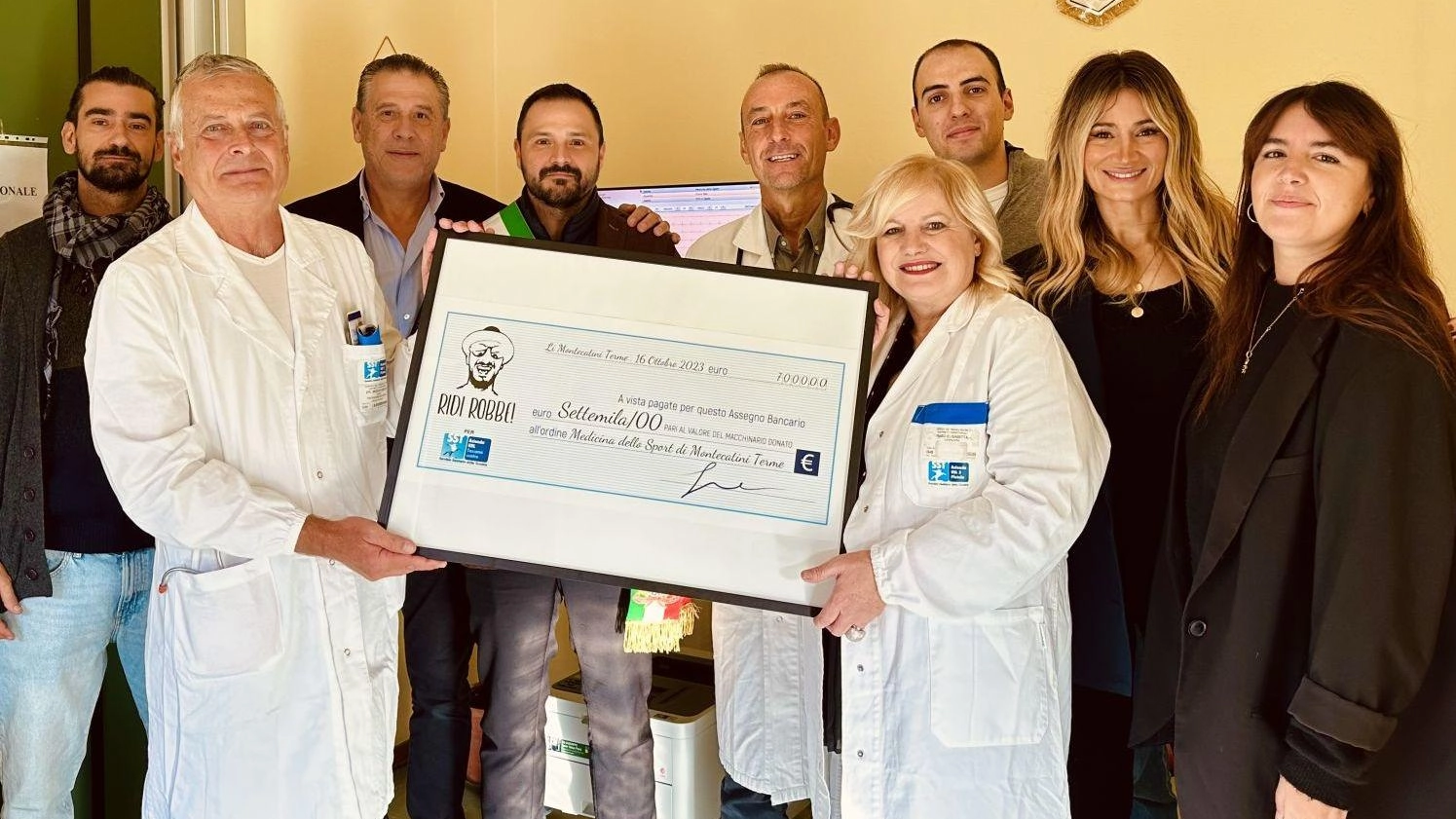La donazione speciale. Il nuovo macchinario di medicina dello sport in memoria di Roberto La donazione speciale. Il nuovo macchinario di medicina dello sport in memoria di Roberto