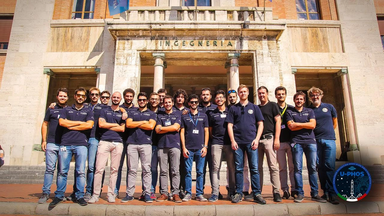 Il gruppo degli studenti dell’Università di Pisa