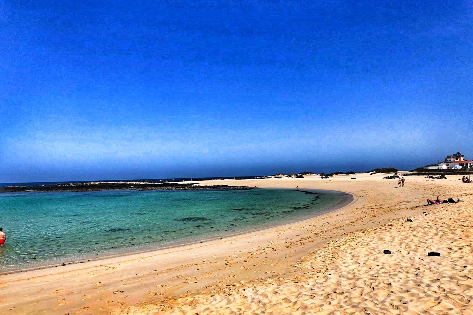 La spiaggia di El Cotillo, zona ovest di Fuerteventura