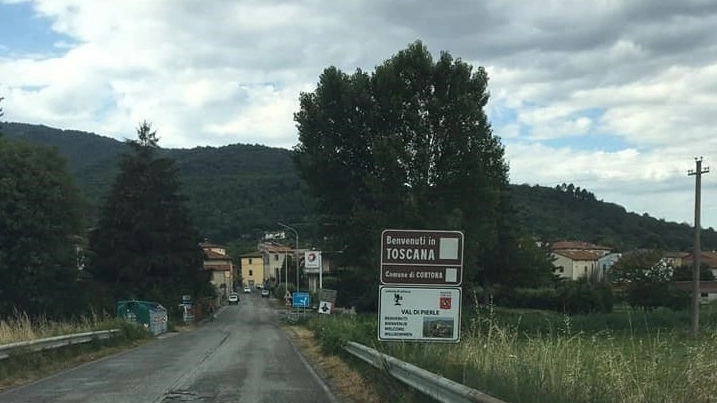 La strada di Mercatale di Cortona 