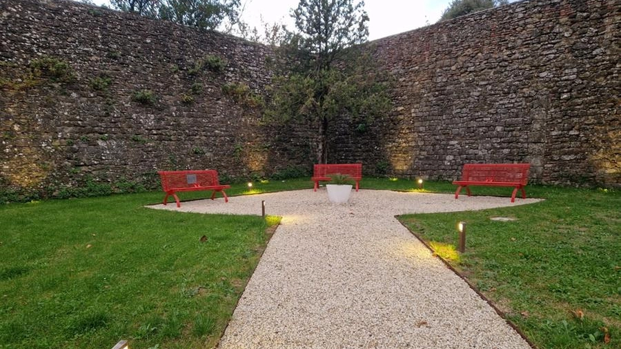 Il giardino di San Puccio a Sansepolcro, dedicato alle donne vittime di violenza