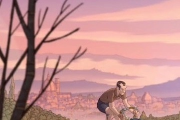 Un'immagine de "La bicicletta di Bartali"