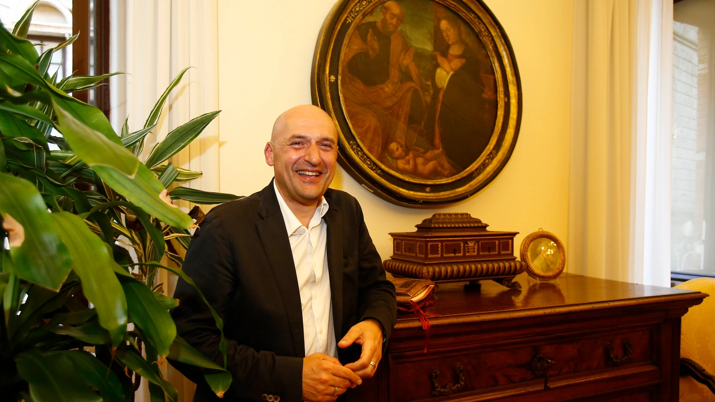 Francesco Frati nuovo rettore dell'università di Siena (Foto Dipietro)