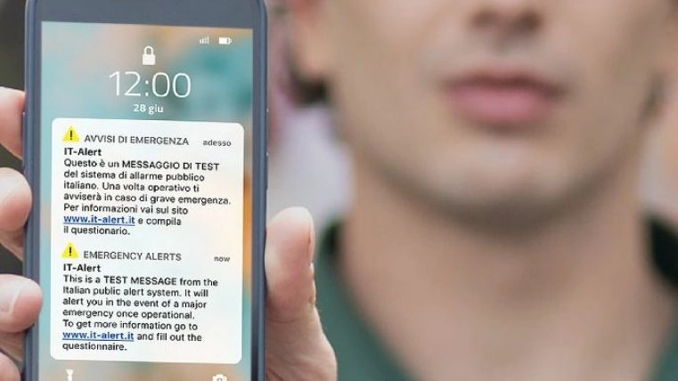 Il messaggio di It-Alert