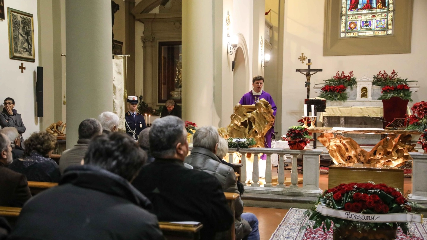 Il funerale del professor Pedretti (foto Tommaso Gasperini/Germogli)