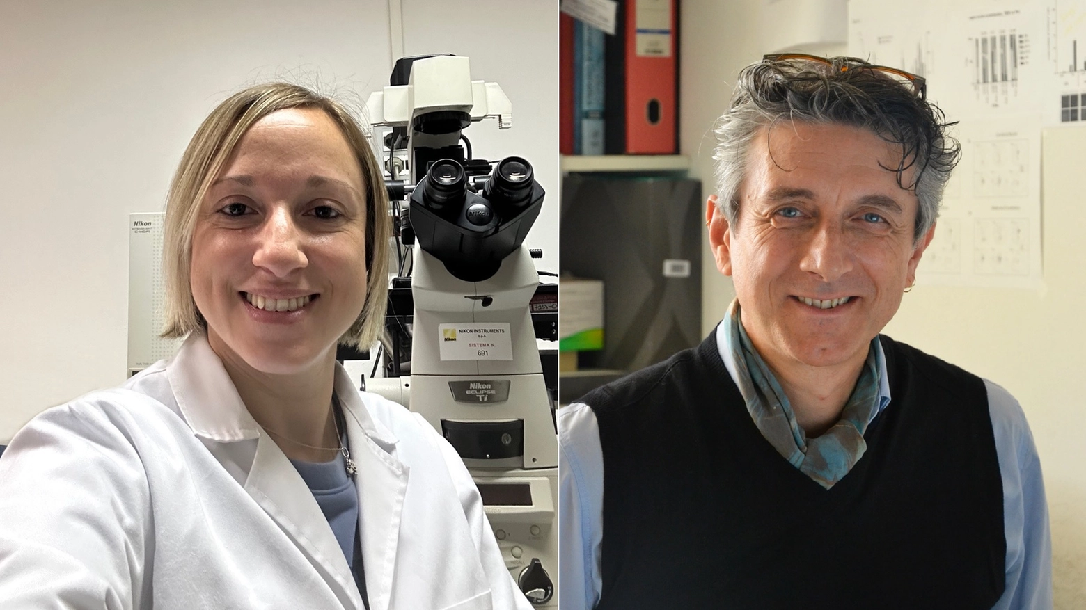 La dottoressa Noemi Barsotti e il professor Massimo Pasqualetti La dottoressa Noemi Barsotti e il professor Massimo Pasqualetti