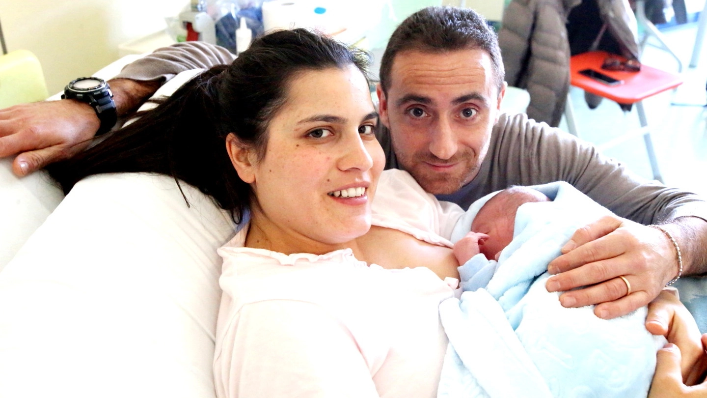 Gabriele, primo bimbo nato a Foligno nel 2019