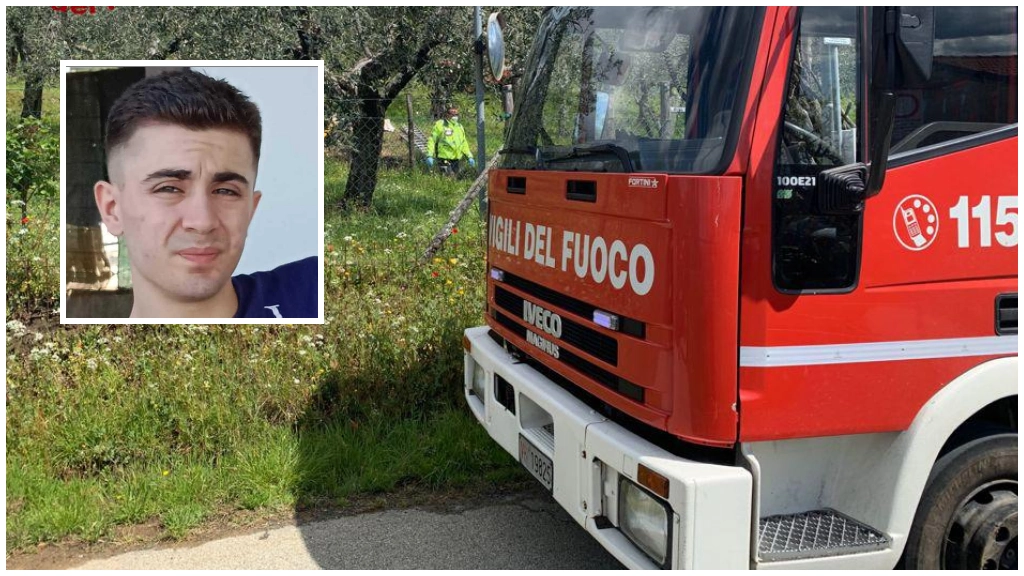 Il giovane Emiliano Amerini scomparso a Prato
