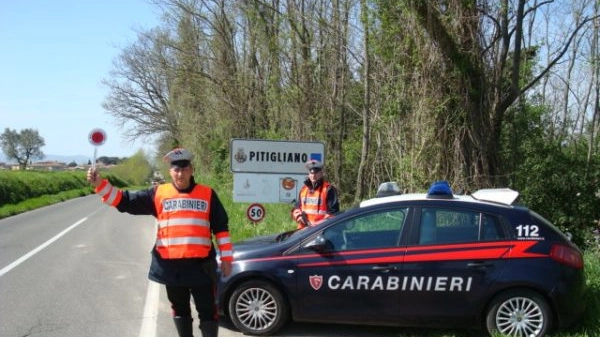 Sono intervenuti i Carabinieri di Pitigliano e Santa Fiora