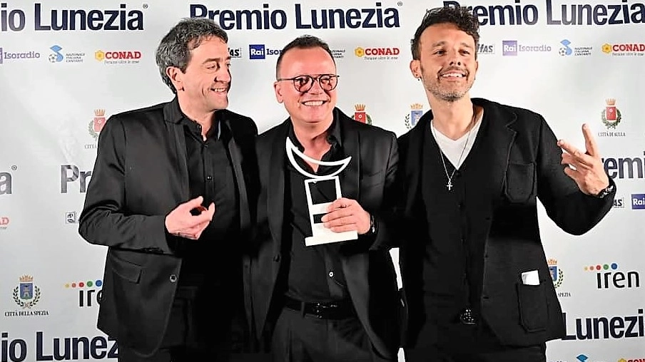 Stefano De Martino, Gigi D'Alessio e Beppe Stanco lo scorso novembre al Civico