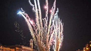 Fuochi d'artificio a Pisa