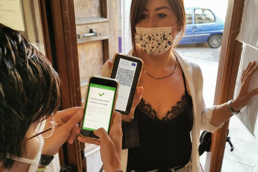 Controllo del green pass