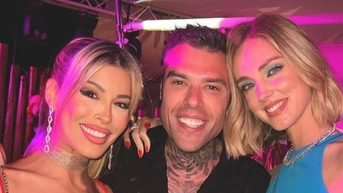 Oriana Marzoli, ex Gf Vip, con Fedez e Chiara Ferragni