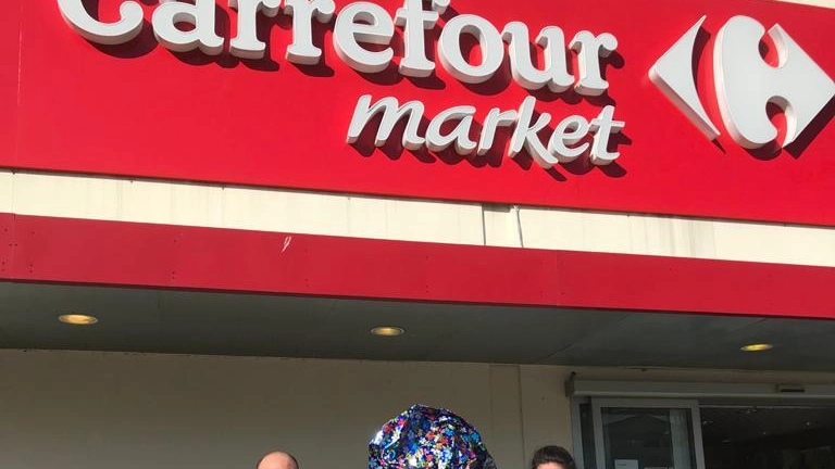 L'uovo donato dal Carrefour Market di Quarrata