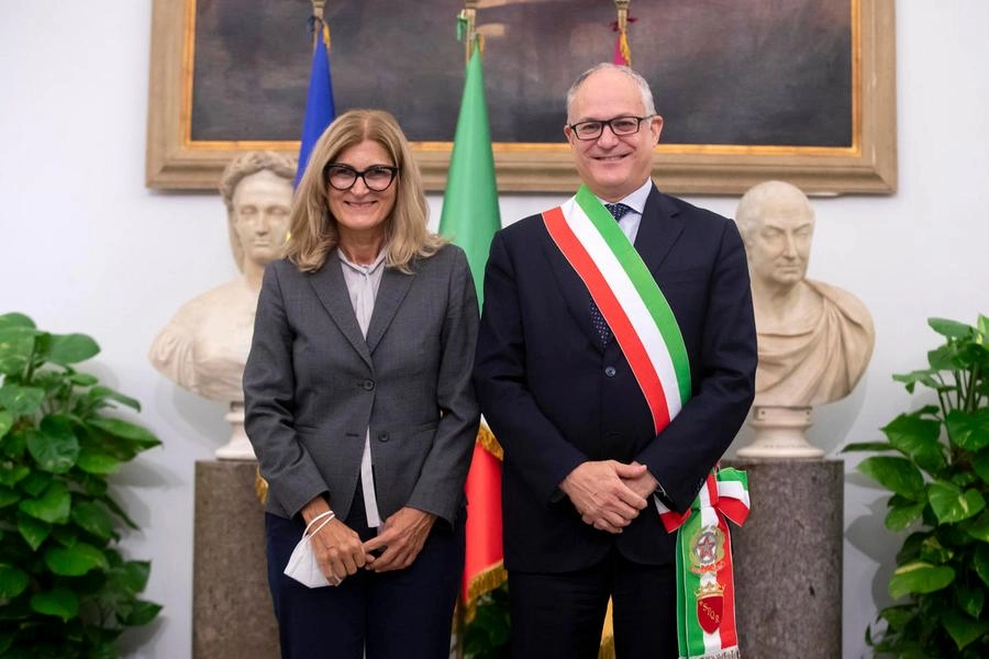 La nuova vicesindaco Silvia Scozzese e Roberto Gualtieri