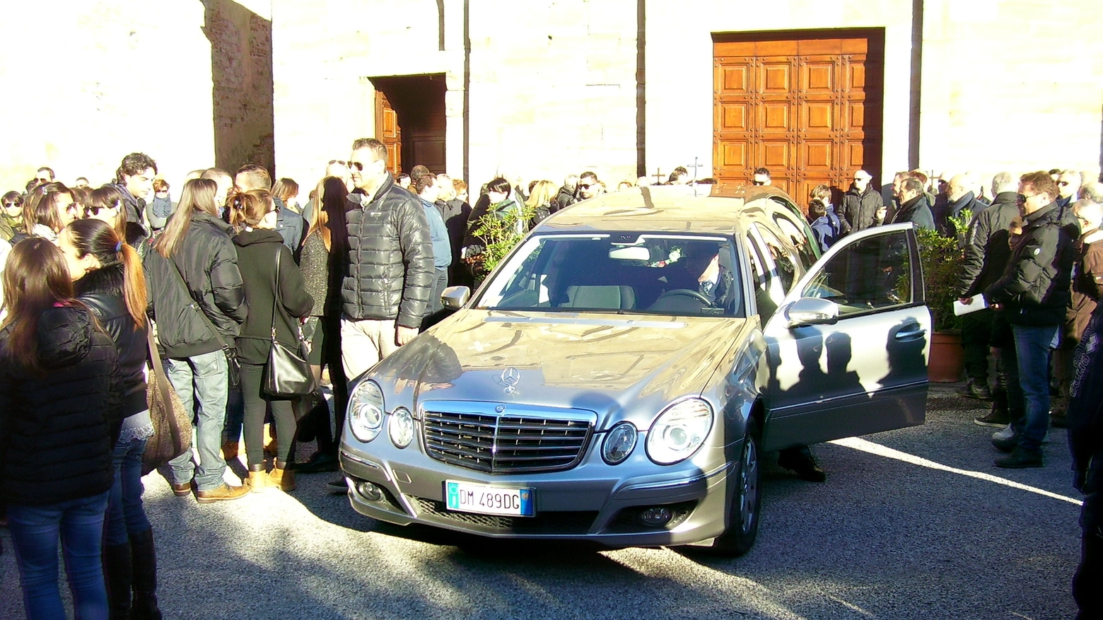 I funerali di Massimo Leone