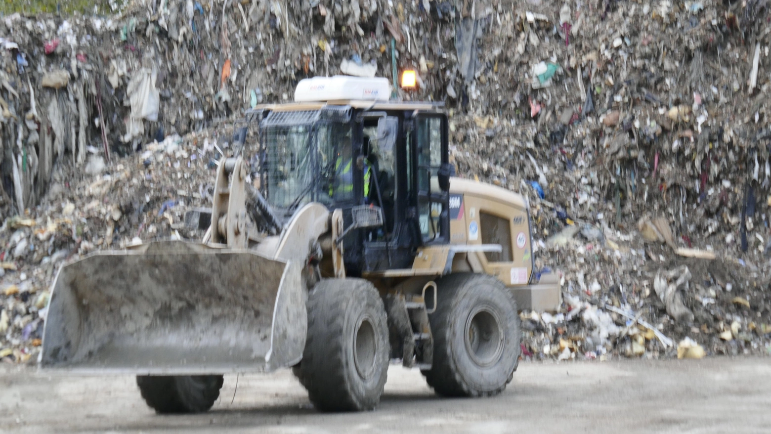 La discarica di rifiuti a Prato (Foto Attalmi)