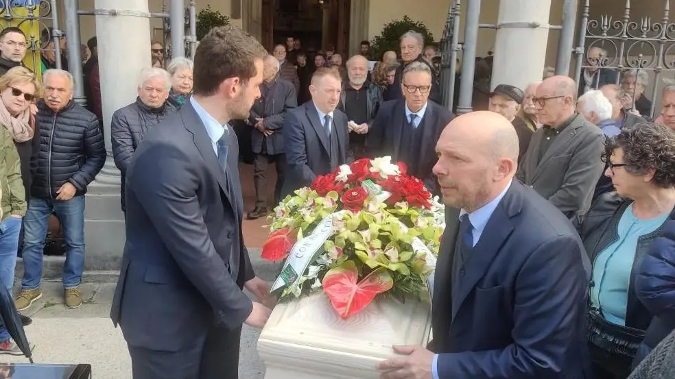 Il funerale di Michele Fiesoli