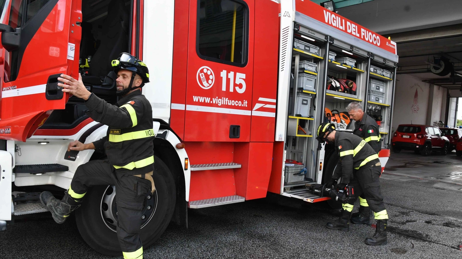 I vigili del fuoco sono intervenuti a Cortona I vigili del fuoco sono intervenuti a Cortona