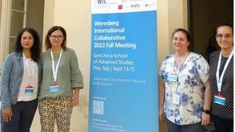 Da sinistra la ricercatrice Sabina de Rosis, la coordinatrice del Laboratorio MeS Management e Sanità Milena Vainieri, l'allieva di dottorato Francesca Moschetti, la ricercatrice Francesca Pennucci