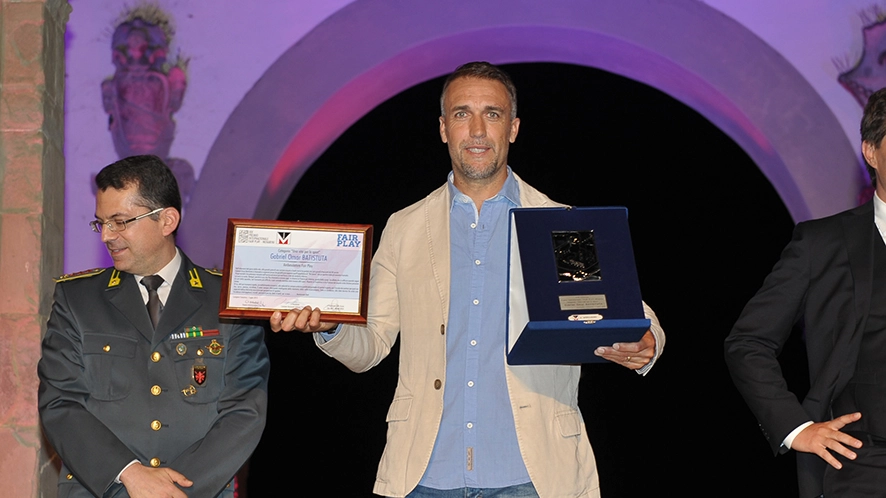 Gabriel Batistuta Premio Fair Play Menarini 2015