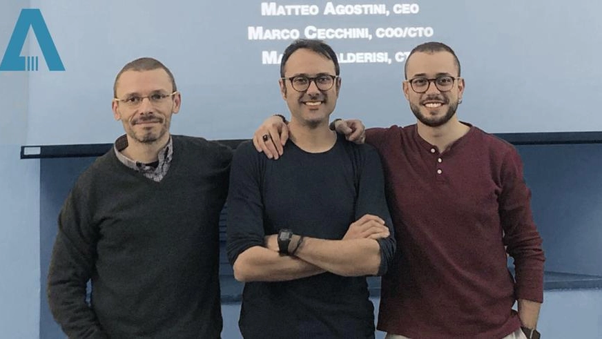 Il team che ha sviluppato Braiker: Matteo Agostini, Marco Cecchini e Marco Calderisi