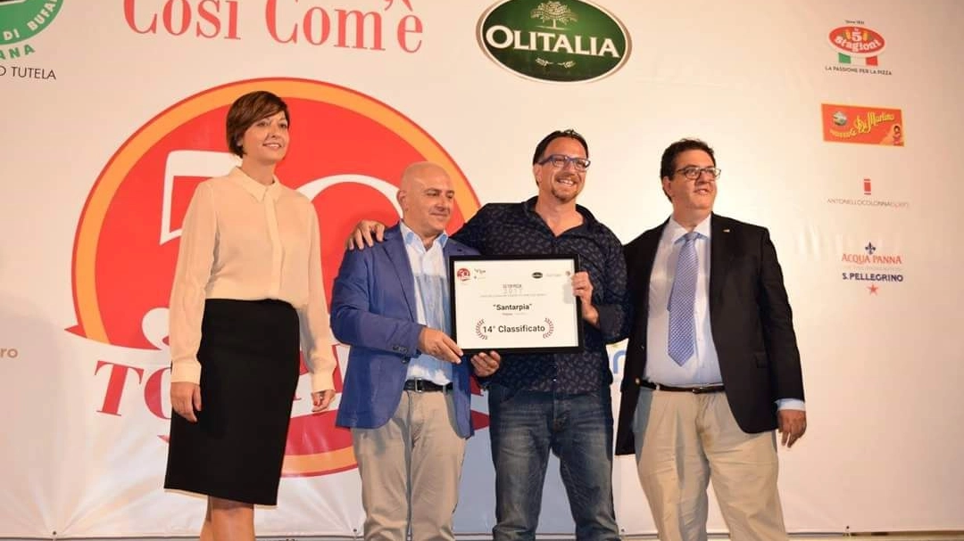 Il momento della Premiazione al Castel Dell'Ovo di Napoli 