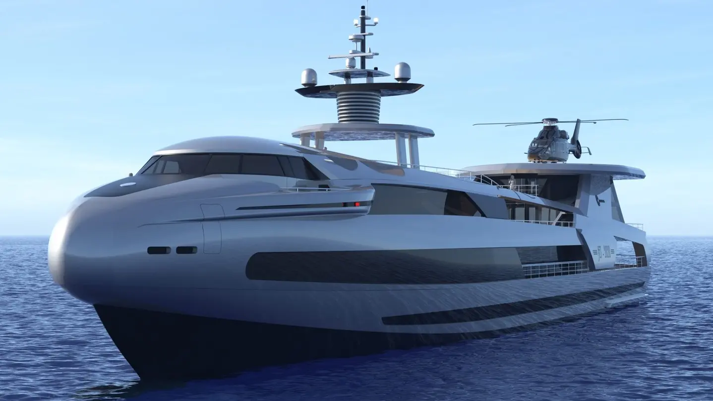Il super yacht Codecasa