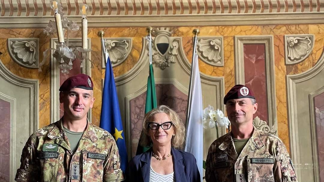 Passaggio di consegne il 21 settembre con il colonnello Veggetti. Il saluto del sindaco Fabio