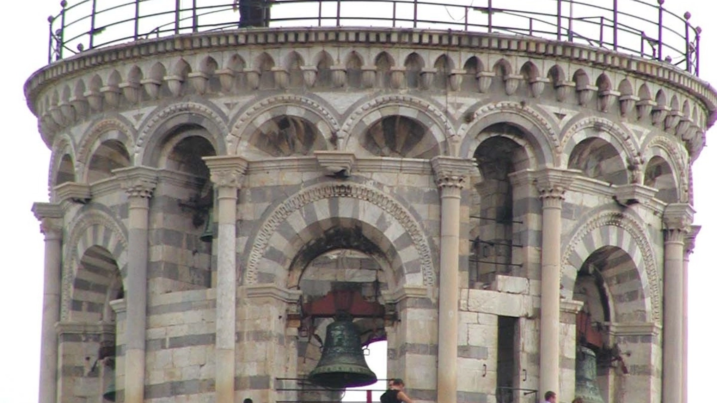 la cella campanaria della Torre di Pisa