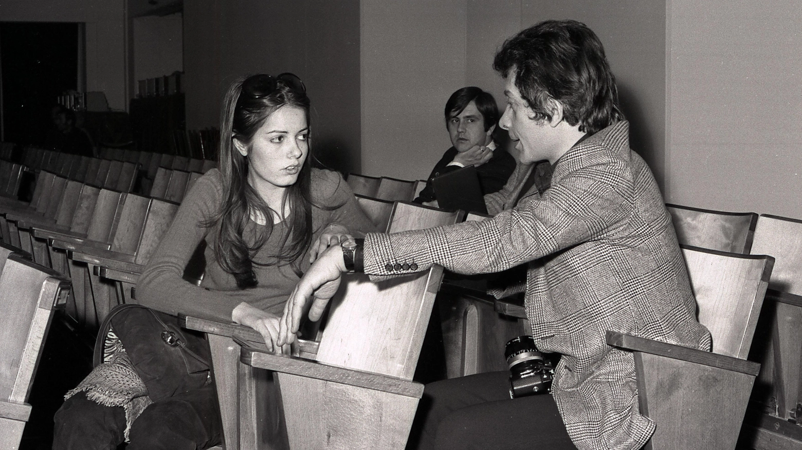 Sanremo 1971: Nada e il paroliere Franco Migliacci (foto Ag. Aldo Liverani Sas)