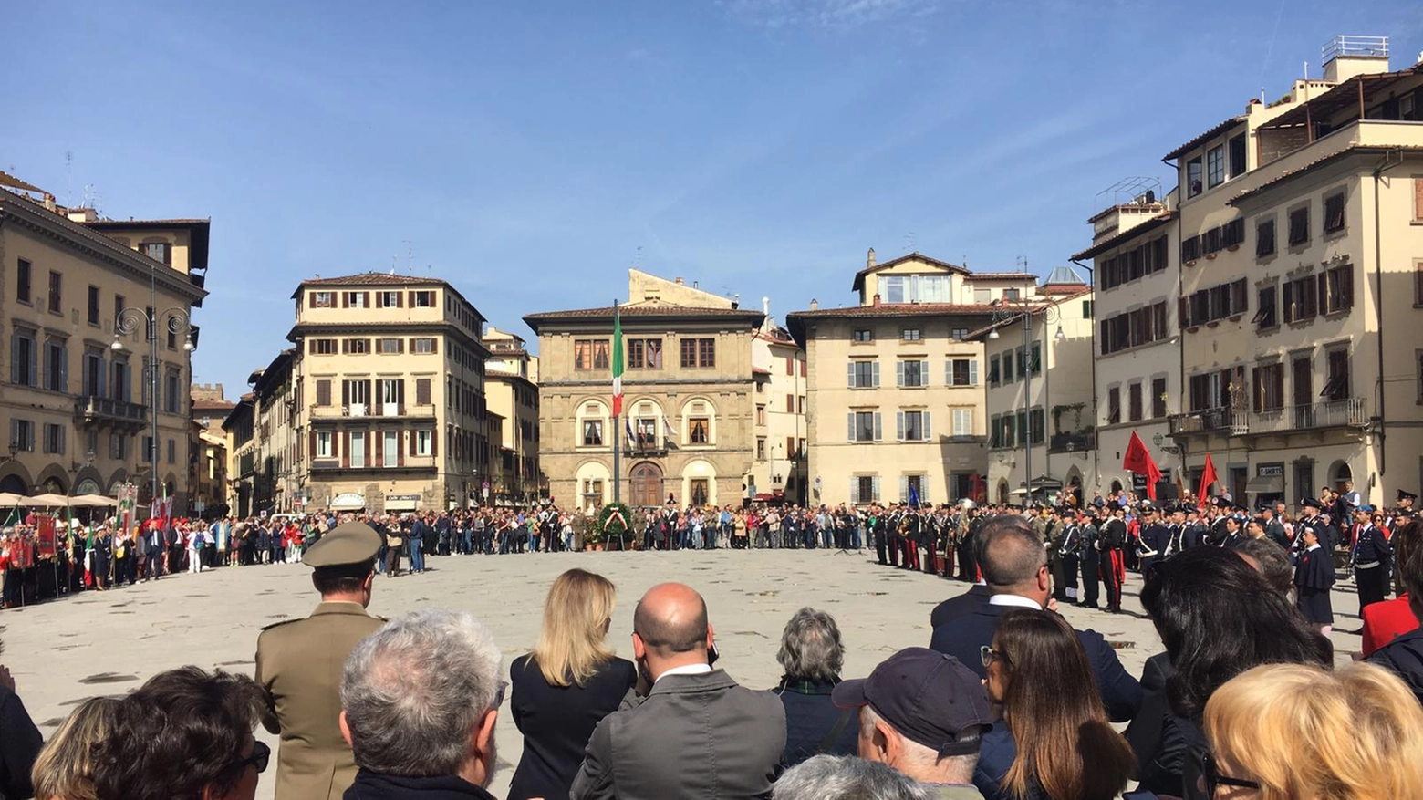 25 aprile a Firenze, le celebrazioni in piazza Santa Croce