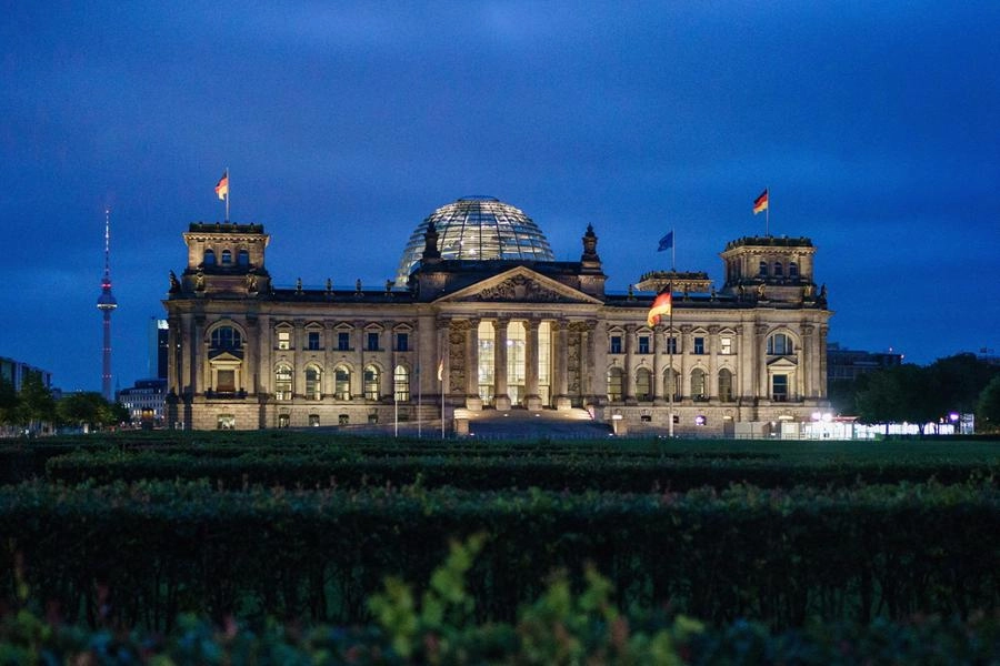 Il Bundestag a Berlino (Foto Ansa)