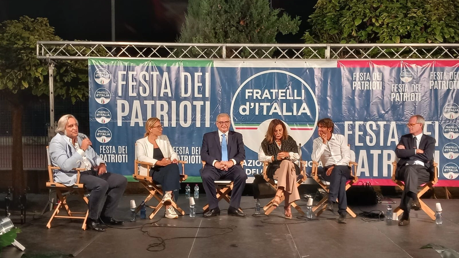 Il dibattito al centro della Festa dei Patrioti a Beverino moderato dal vicedirettore della Nazione Luigi Caroppo