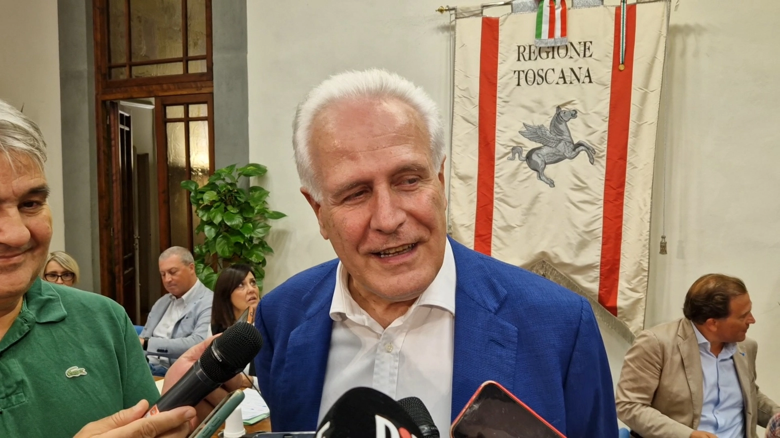 Il presidente della regione Toscana Eugenio Giani
