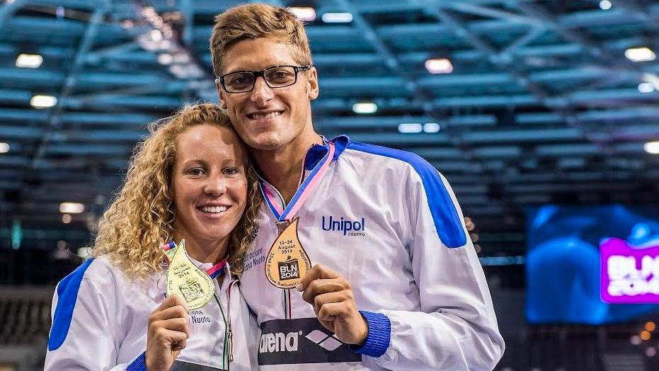 Federico Turrini e Chiara Masini Luccetti, nuotatori livornesi sul tetto d’Europa