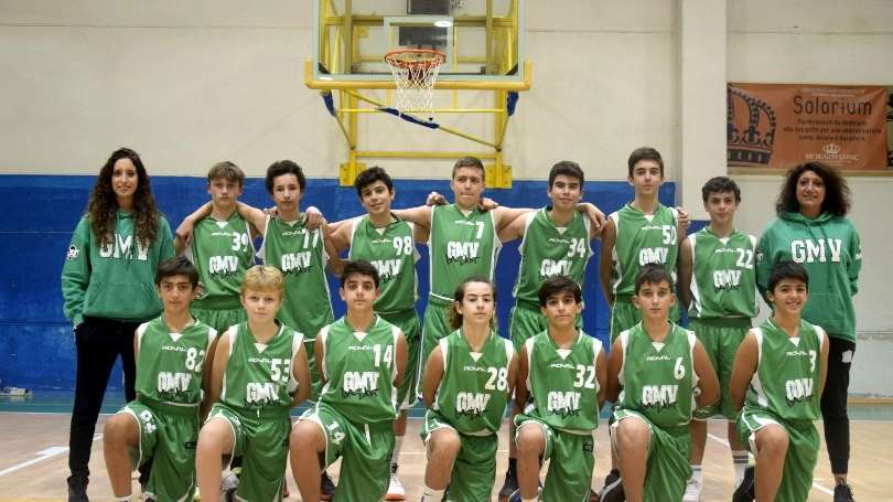 Il gruppo under 15 del GMV in un'immagine della scorsa stagione