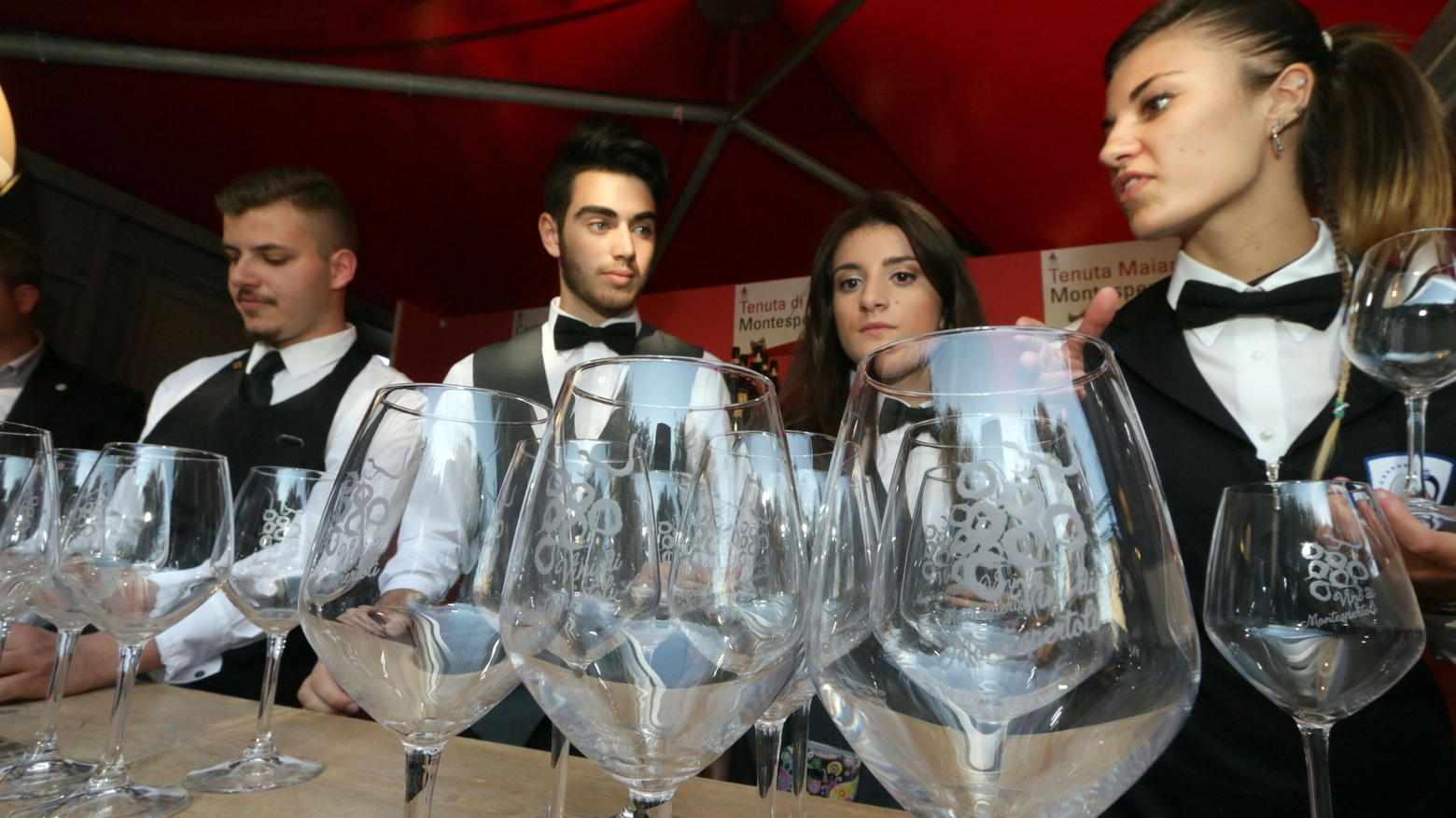 L'inaugurazione della mostra del vino Chianti a Montespertoli