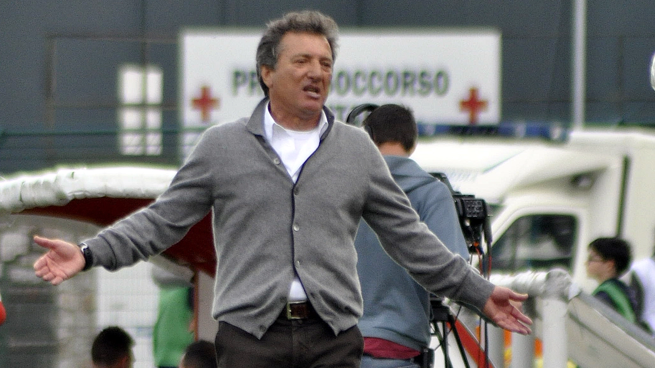 Leo Acori, allenatore del Gubbio (Aprili)