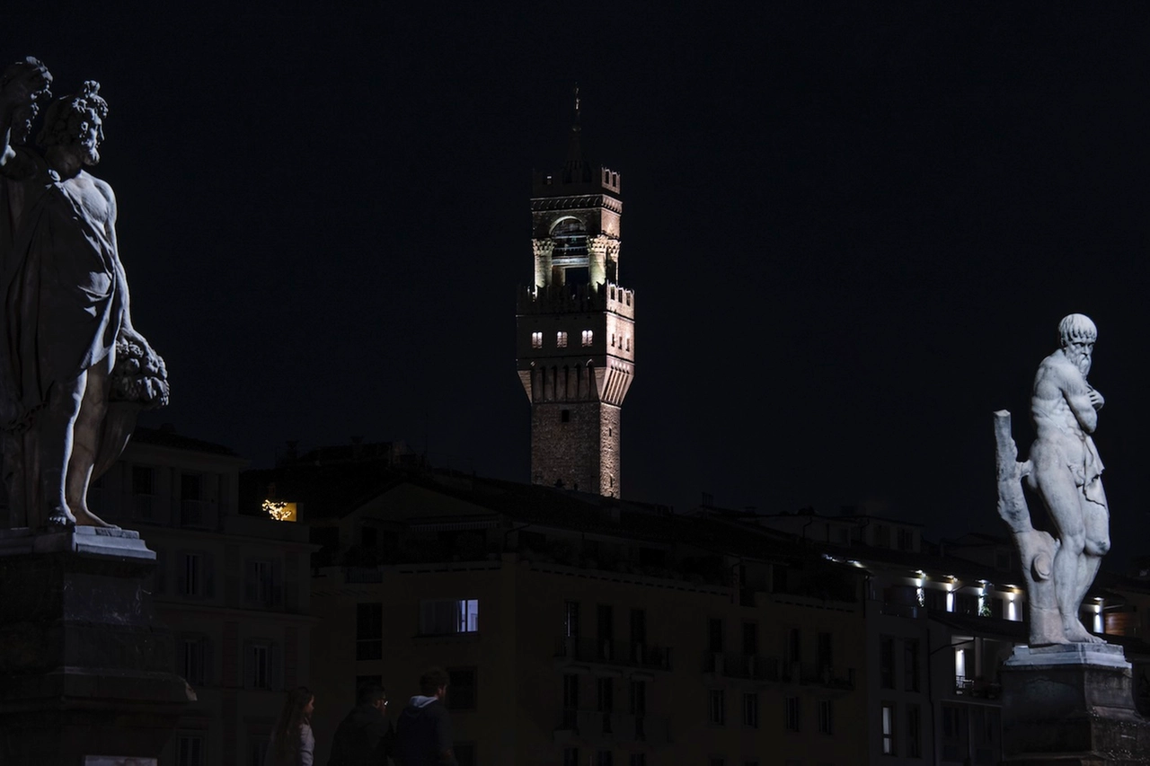 Una suggestiva veduta del Ponte Santa Trinita