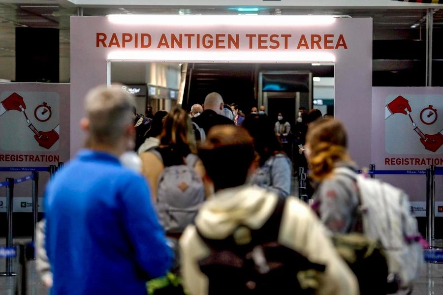 Test Covid in aeroporto