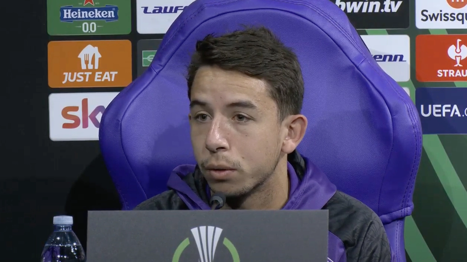 Maxime Lopez alla vigilia di Fiorentina-Genk