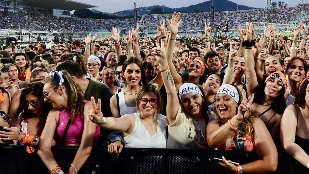 Il concerto di Tiziano Ferro al Franchi (New Press Photo)