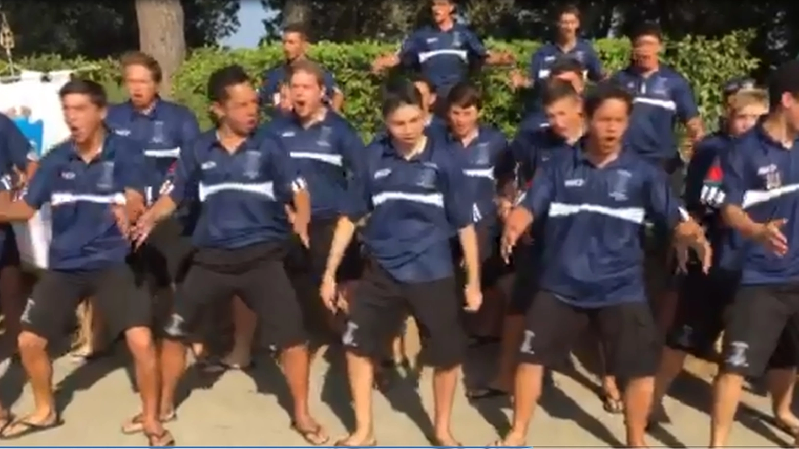 Un momento della danza Maori