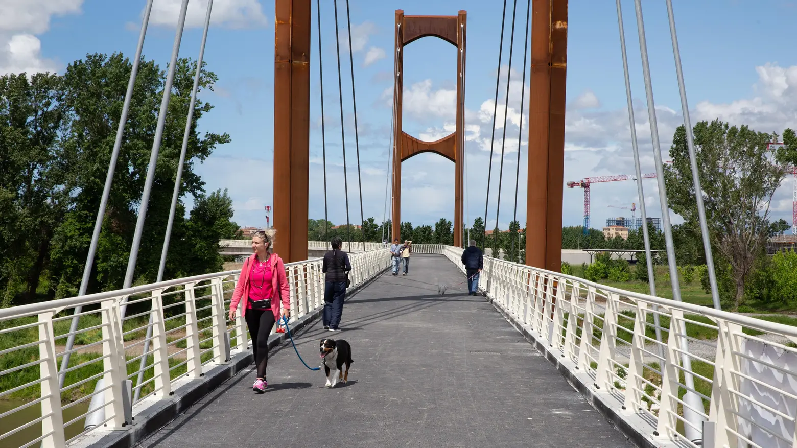 Aperto il ponte Riglione-Cisanello "Il nostro Brooklyn, ma ci voleva" Aperto il ponte Riglione-Cisanello "Il nostro Brooklyn, ma ci voleva"