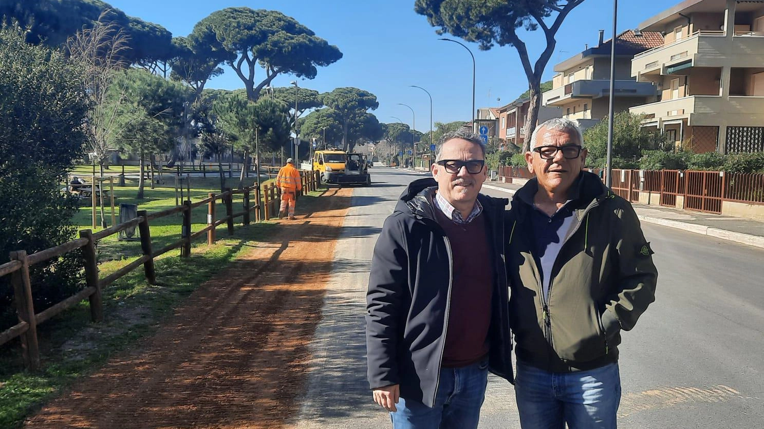 Ora Marina si rifà il look Nuovo manto in due strade Ora Marina si rifà il look Nuovo manto in due strade