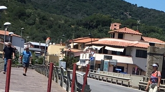 Ponte Giorgini a Castiglione della Pescaia oggetto  di ispezione da parte dei vigili del fuoco