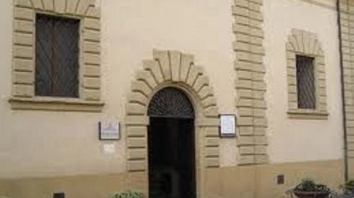 L'ingresso del museo civico "Piero della Francesca" di Sansepolcro 
