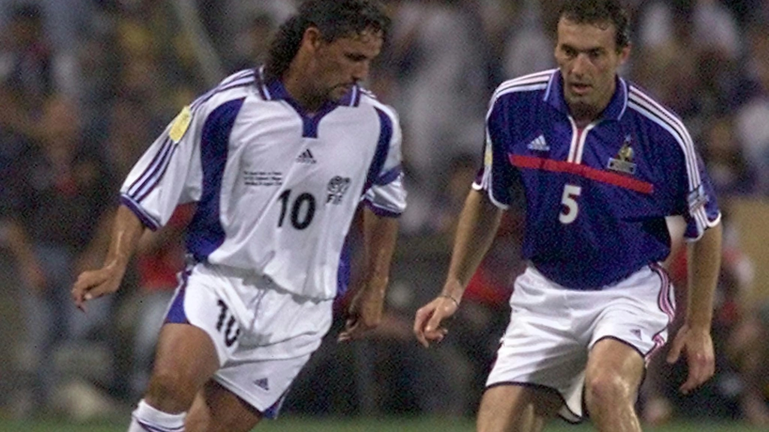 Blanc contro Baggio in una sfida tra Francia e World Stars