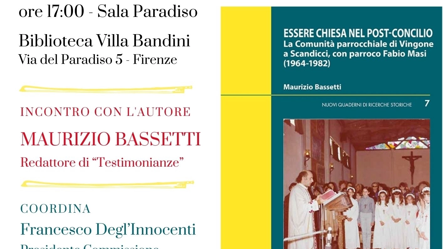 Presentazione del volume di Maurizio Bassetti venerdì 23 febbraio